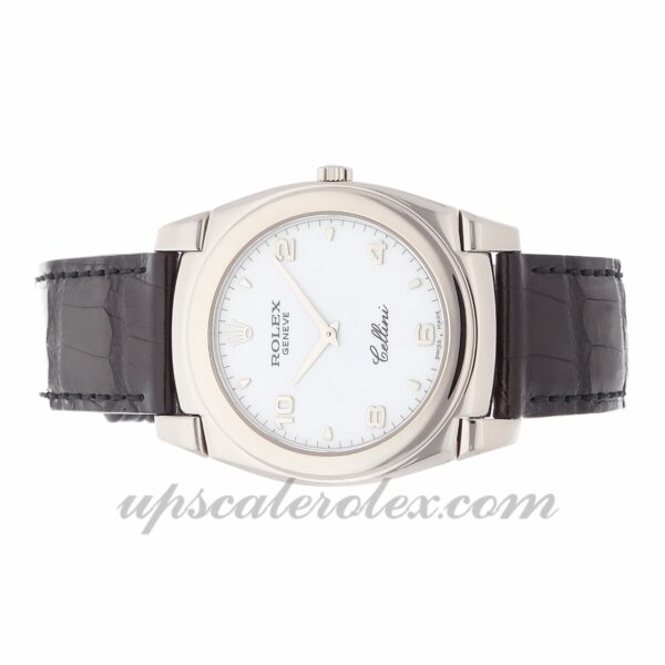 Masculino Rolex Cellini Cestello 5330/9 36 mm Caixa mecânica (corda manual) Movimento dial branco - Image 2