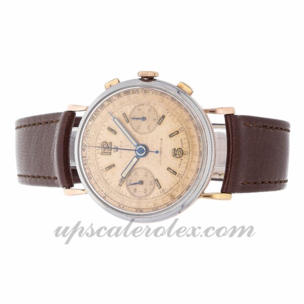 Caixa Mens Rolex 1940's Chronograph 4062 36 mm Movimento mecânico (corda manual) Mostrador prateado - Image 2