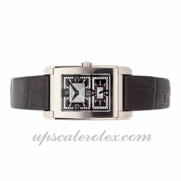 Rolex Cellini Prince 5443/9 Masculino 45 mm x 29 mm Caixa mecânica (corda manual) com movimento e mostrador prateado - Image 2