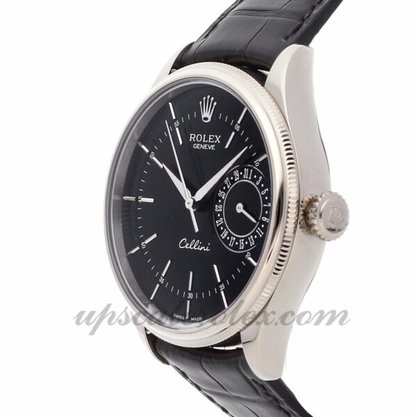 Masculino Rolex Cellini Date 50519 39 mm Caixa Movimento mecânico (automático) Mostrador preto - Image 3