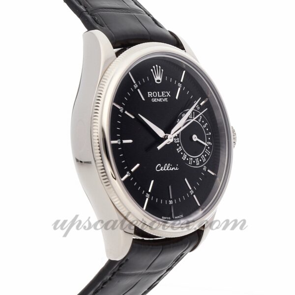 Masculino Rolex Cellini Date 50519 39 mm Caixa Movimento mecânico (automático) Mostrador preto - Image 4