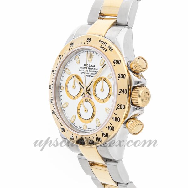 Masculino Rolex Daytona 116523 caixa 40 mm Movimento mecânico (automático) Mostrador branco - Image 3