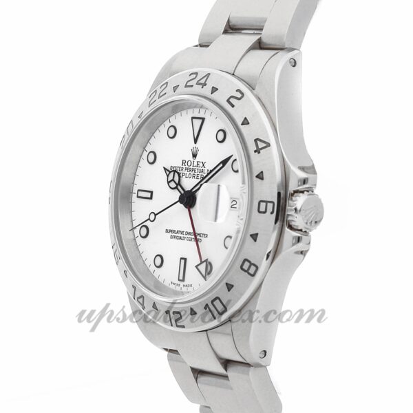 Masculino Rolex Explorer Ii 16570 caixa 40 mm Movimento mecânico (automático) Mostrador branco - Image 3