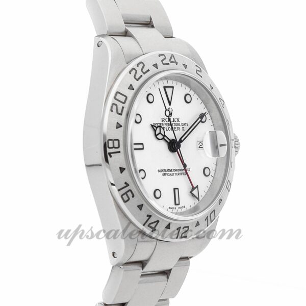 Masculino Rolex Explorer Ii 16570 caixa 40 mm Movimento mecânico (automático) Mostrador branco - Image 4