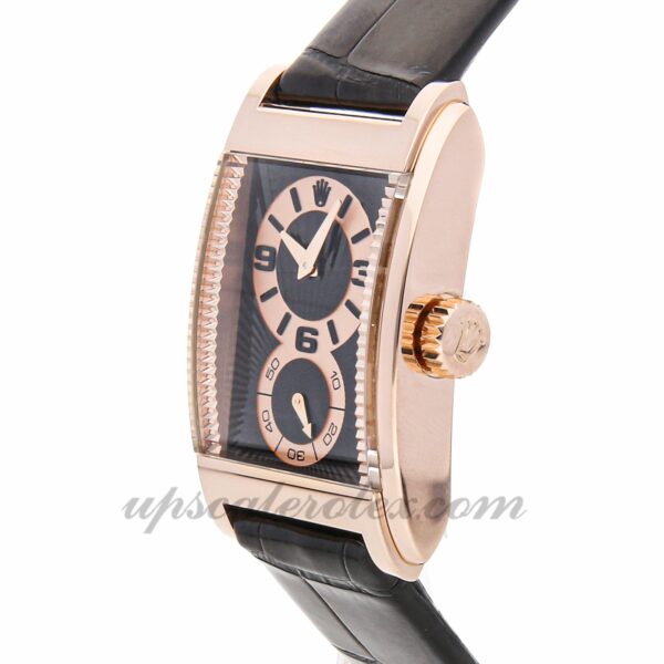 Rolex Cellini Prince 5442/5 Masculino 45mm x 27mm Caixa Mecânica (corda manual) Movimento Mostrador Preto - Image 3