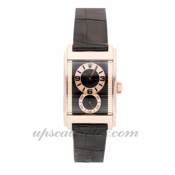 Rolex Cellini Prince 5442/5 Masculino 45mm x 27mm Caixa Mecânica (corda manual) Movimento Mostrador Preto