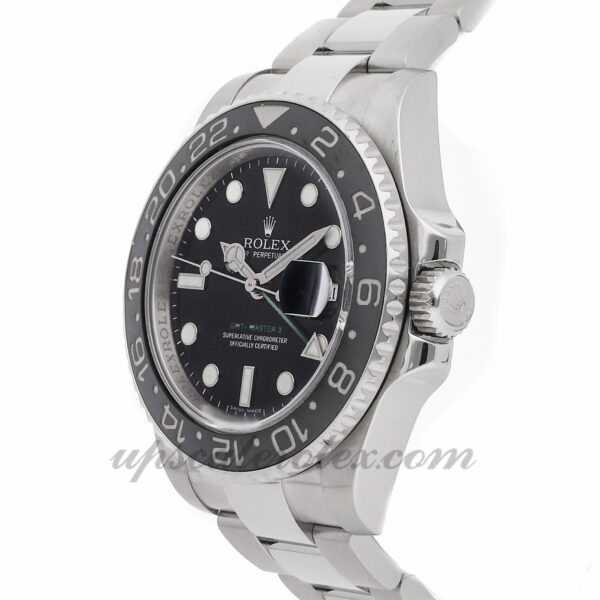 Caixa masculina Rolex Gmt-master Ii 116710ln 40 mm Movimento mecânico (automático) Mostrador preto - Image 3