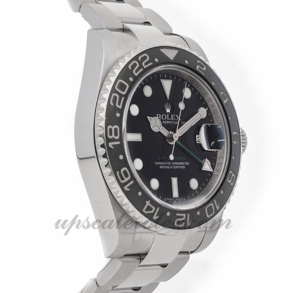 Caixa masculina Rolex Gmt-master Ii 116710ln 40 mm Movimento mecânico (automático) Mostrador preto - Image 4