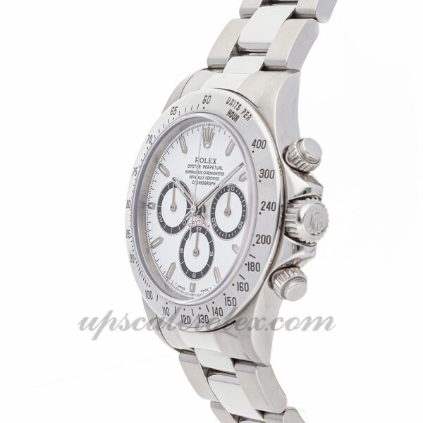 Caixa masculina Rolex Daytona 16520 40 mm Movimento mecânico (automático) Mostrador branco - Image 3