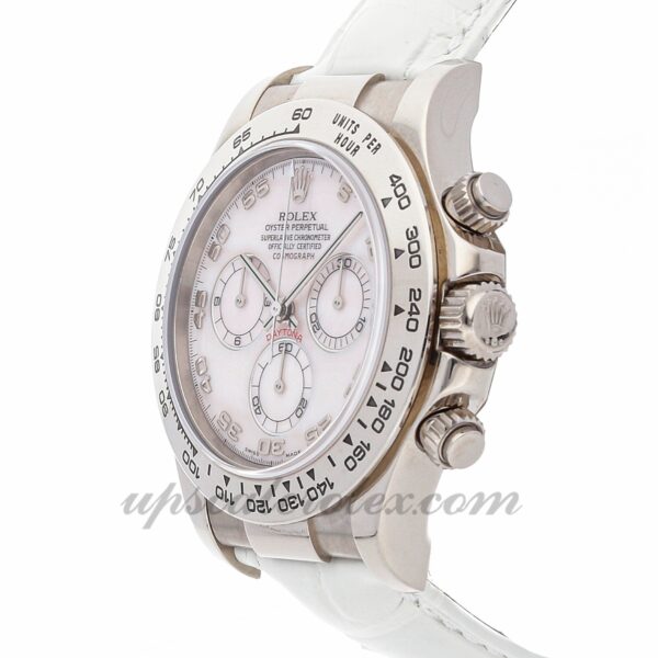 Os melhores relógios falsos femininos Rolex Daytona 11651 Caixa 40mm Movimento mecânico (automático) Mostrador rosa - Image 3
