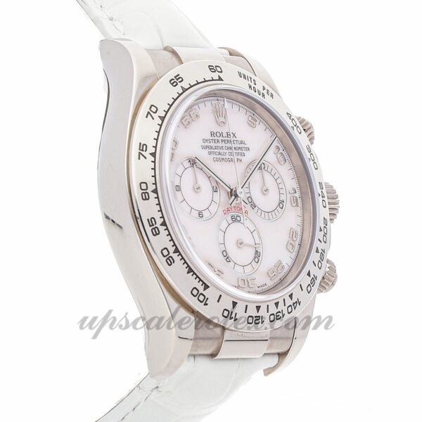 Os melhores relógios falsos femininos Rolex Daytona 11651 Caixa 40mm Movimento mecânico (automático) Mostrador rosa - Image 4