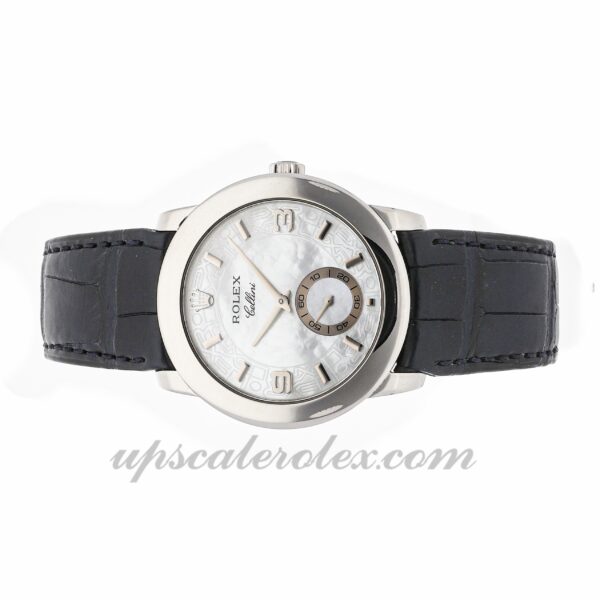 Rolex Cellini Cellinium 5240 masculino caixa 35 mm movimento mecânico (corda manual) mostrador branco - Image 2
