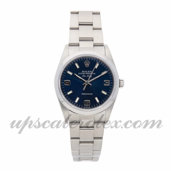 Senhoras Rolex Air King 14000 Movimento Mecânico (Automático) Caixa Azul Dial 34mm