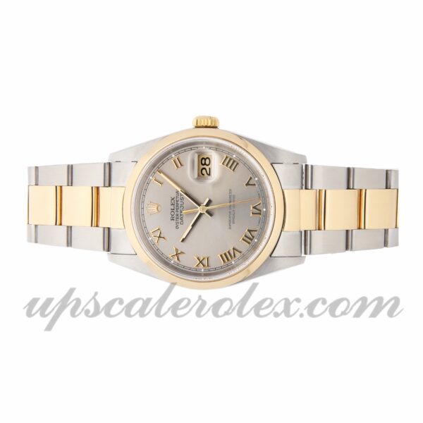 Masculino Rolex Datejust 16203 caixa 36 mm Mecânica (automático) Movimento dial cinza aço - Image 2