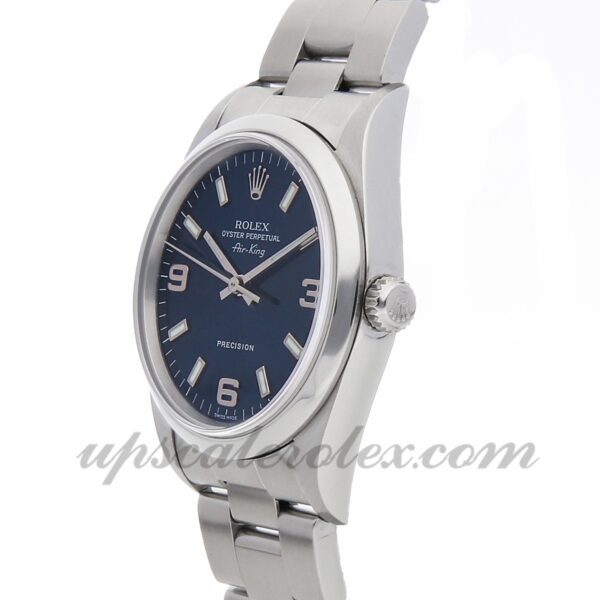 Senhoras Rolex Air King 14000 34 mm caixa mecânica (automático) com movimento mostrador azul - Image 3