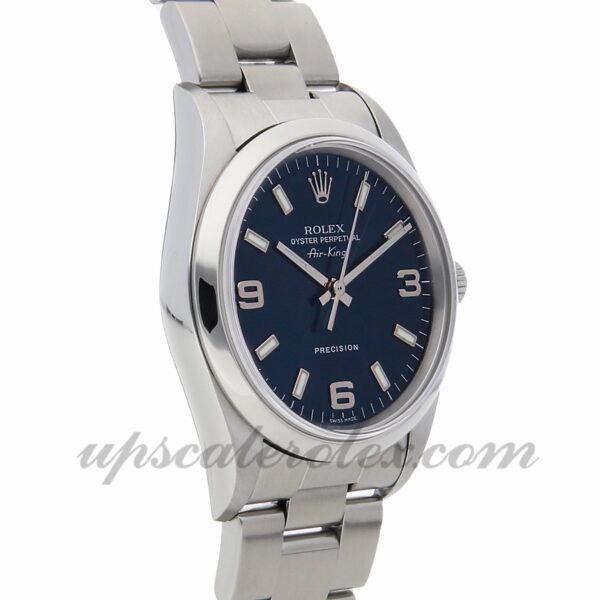 Senhoras Rolex Air King 14000 34 mm caixa mecânica (automático) com movimento mostrador azul - Image 4