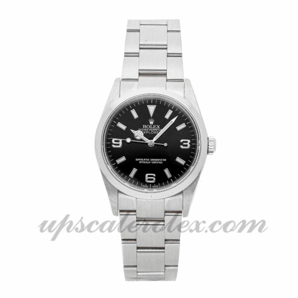 Caixa masculina Rolex Explorer 114270 36 mm Movimento mecânico (automático) Mostrador preto