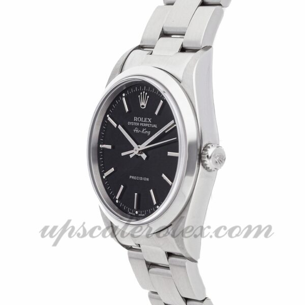 Senhoras Rolex Air King 14000 34 mm caixa mecânica (automático) movimento mostrador preto - Image 3