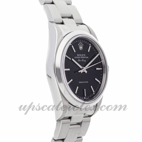 Senhoras Rolex Air King 14000 34 mm caixa mecânica (automático) movimento mostrador preto - Image 4