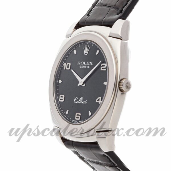 Caixa masculina Rolex Cellini Cestello 5330/9 36 mm Movimento mecânico (corda manual) Mostrador cinza ardósia - Image 3