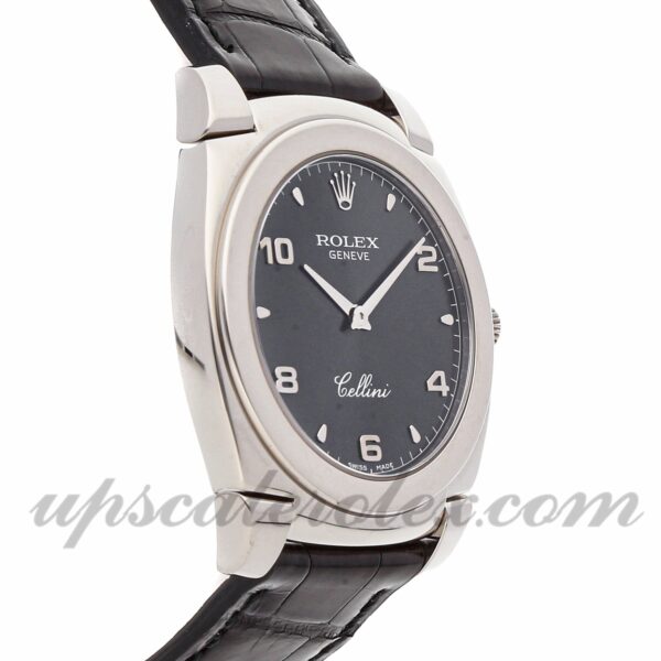 Caixa masculina Rolex Cellini Cestello 5330/9 36 mm Movimento mecânico (corda manual) Mostrador cinza ardósia - Image 4