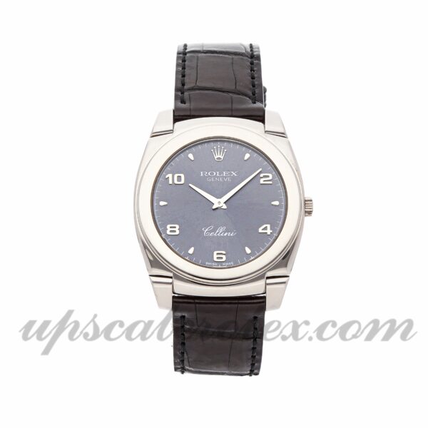 Caixa masculina Rolex Cellini Cestello 5330/9 36 mm Movimento mecânico (corda manual) Mostrador cinza ardósia