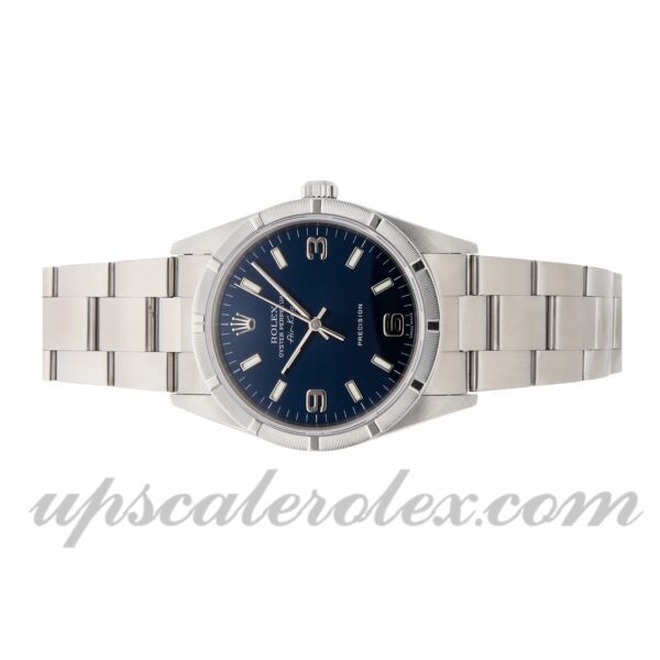 Masculino Rolex Air-king 14010 34 mm Caixa Mecânica (Automático) Movimento Mostrador Azul - Image 2