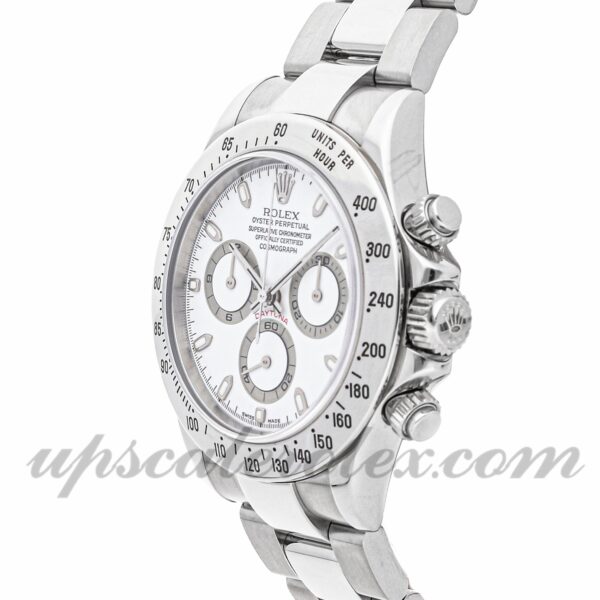Masculino Rolex Daytona 116520 caixa 40 mm Movimento mecânico (automático) Mostrador branco - Image 3