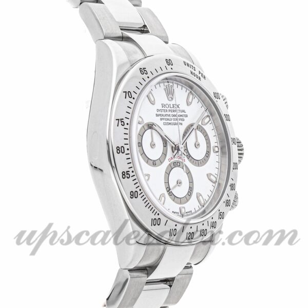 Masculino Rolex Daytona 116520 caixa 40 mm Movimento mecânico (automático) Mostrador branco - Image 4