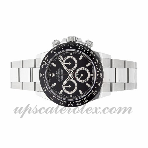 Relógios com mostrador preto Rolex Daytona 116500ln para homens - Image 2