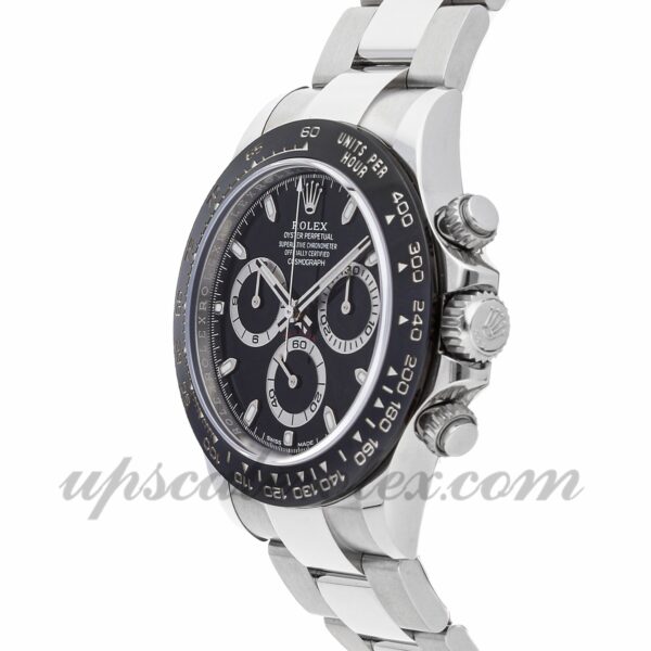 Relógios com mostrador preto Rolex Daytona 116500ln para homens - Image 3
