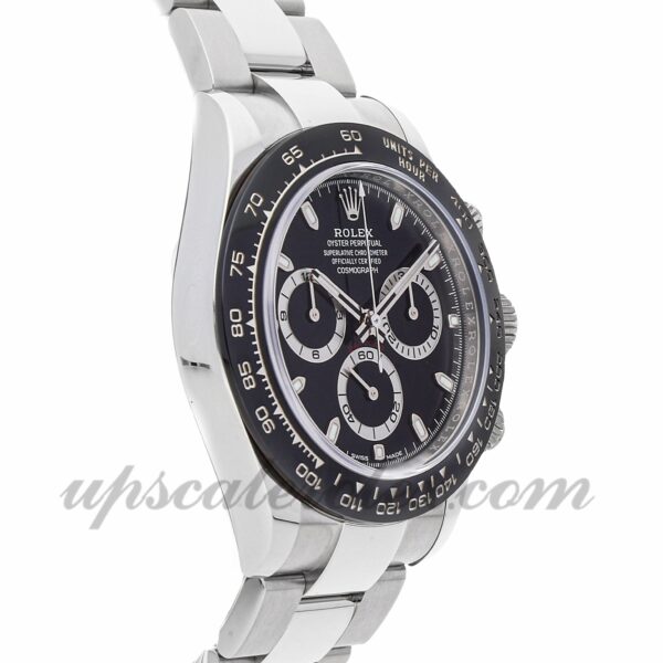 Relógios com mostrador preto Rolex Daytona 116500ln para homens - Image 4