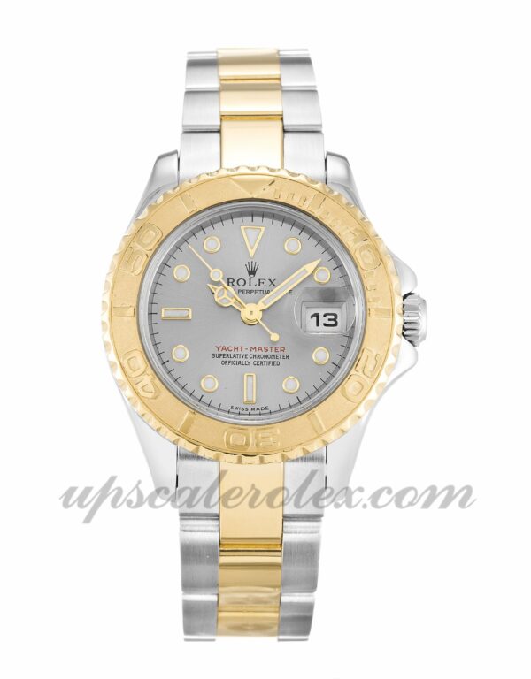 Senhoras Rolex Yacht-Master 169623 caixa 29 mm Movimento automático dial cinza