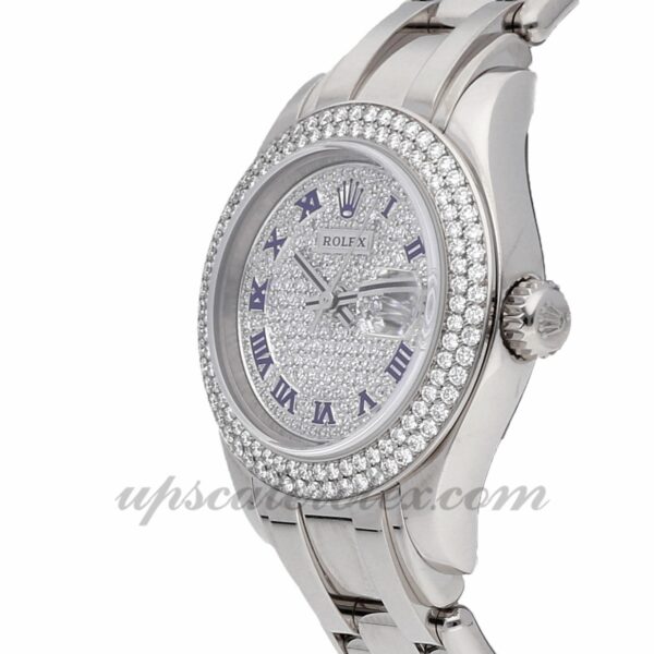 Senhoras Rolex Datejust Pearlmaster 80339 caixa 29 mm Movimento mecânico (automático) Mostrador de diamante - Image 3