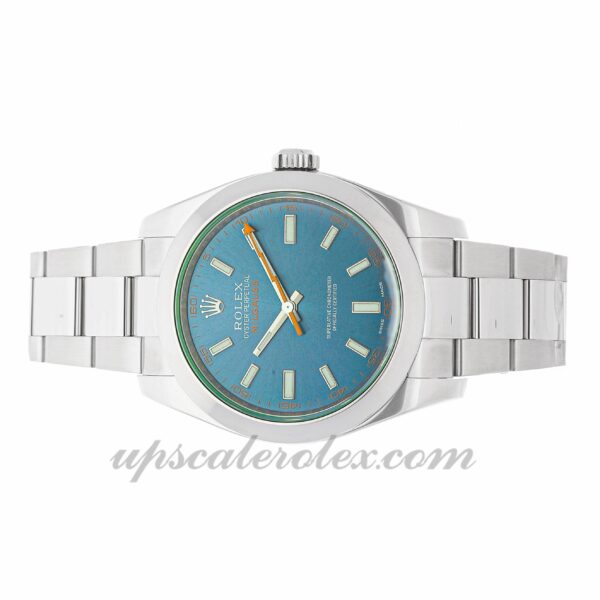 Caixa masculina Rolex Milgauss 116400gv 40 mm Movimento mecânico (automático) Mostrador azul - Image 2