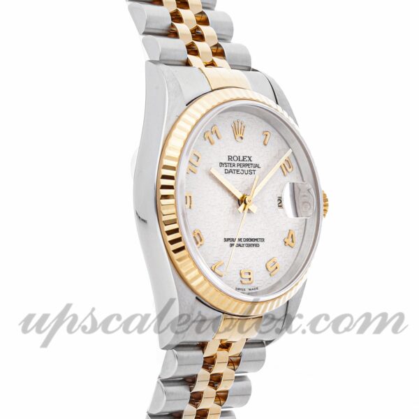 Caixa masculina Rolex Datejust 16233 36 mm Movimento mecânico (automático) Mostrador champanhe - Image 2