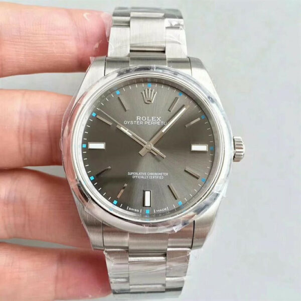 Relógio Rolex Oyster Perpetual 114300 Gray Ms 39mm - Image 2