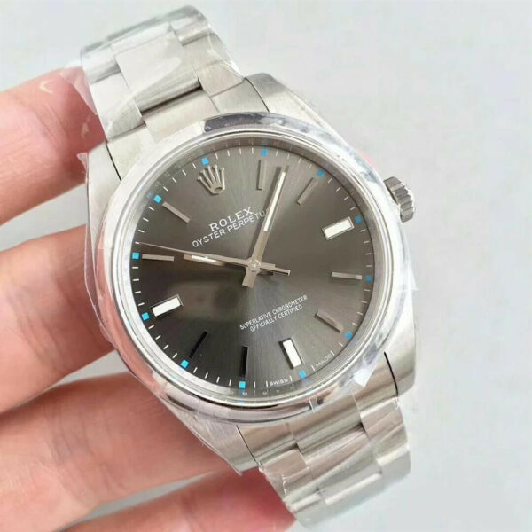 Relógio Rolex Oyster Perpetual 114300 Gray Ms 39mm - Image 3