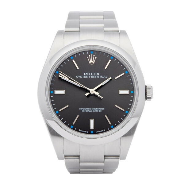 Relógio Rolex Oyster Perpetual 114300 Black Ms 39mm - Image 2