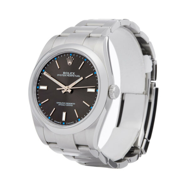 Relógio Rolex Oyster Perpetual 114300 Black Ms 39mm - Image 3