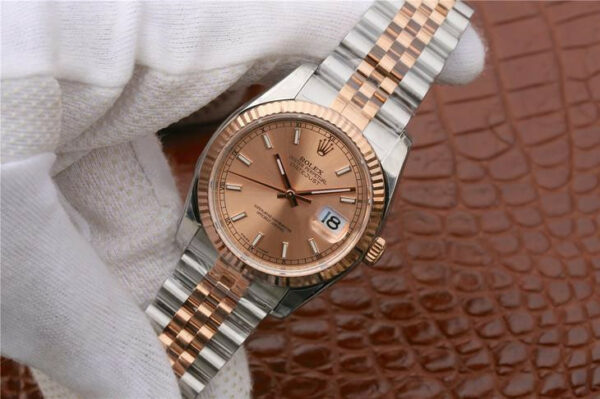Relógio Rolex Datejust 116231 Rose Gold Ms 36mm - Image 3