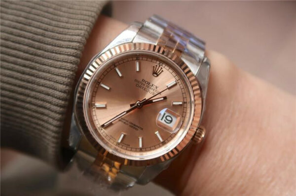 Relógio Rolex Datejust 116231 Rose Gold Ms 36mm - Image 8