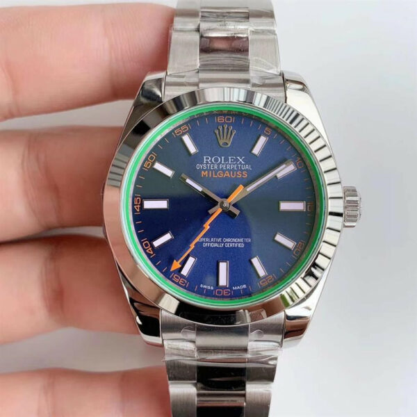 Relógio Rolex Milgauss 116400 Sky Blue Men 40mm - Image 2