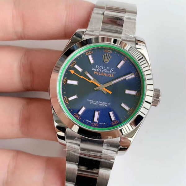Relógio Rolex Milgauss 116400 Sky Blue Men 40mm - Image 3
