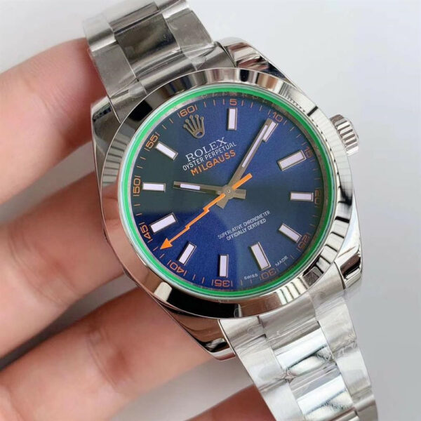 Relógio Rolex Milgauss 116400 Sky Blue Men 40mm - Image 4