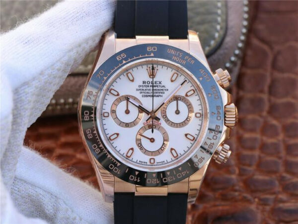 Relógio Rolex Daytona 116515LN Branco e Branco Roleta Masculino 40mm - Image 2