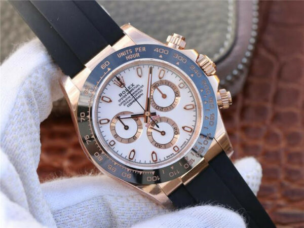 Relógio Rolex Daytona 116515LN Branco e Branco Roleta Masculino 40mm - Image 3