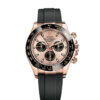 Relógio Rolex Daytona 116515 Rosa Ouro e Preto Roleta Masculino 40mm
