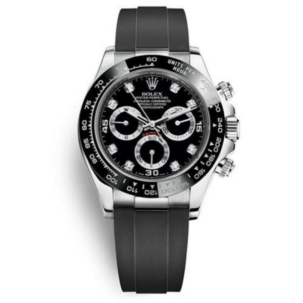 Relógio Rolex Daytona 116519ln preto unissex 40 mm