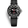 Relógio Rolex Yacht-Master 116655 Black Plate Red Letter Men 40mm